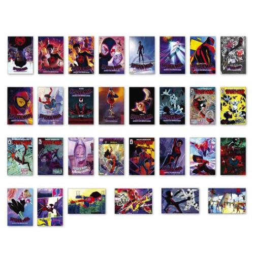 スパイダーマン:アクロス ザ スパイダーバース POSTCARD ポストカードセット 30枚入り キャラクター グッズ メール便可