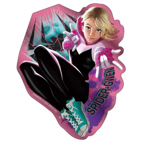 スパイダーマン：アクロス ザ スパイダーバース ビッグ シール メタリックステッカー GWEN STACY キャラクター グッズ メール便可