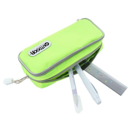 OUTDOOR ペンポーチ Wファスナーペンケース 新入学 ファッション グッズ