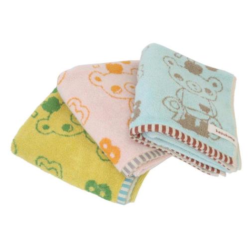 かずくま フェイスタオル ロングタオル ライン 絵本キャラクター グッズ メール便可