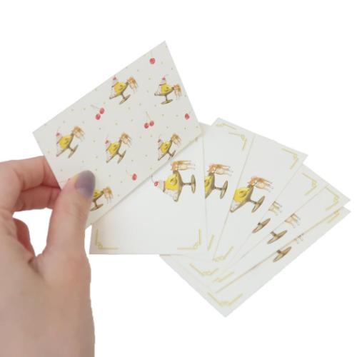 村田夏佳 グリーティングカード しばいぬと純喫茶ミニメッセージカード プリン 犬 かわいい グッズ メール便可