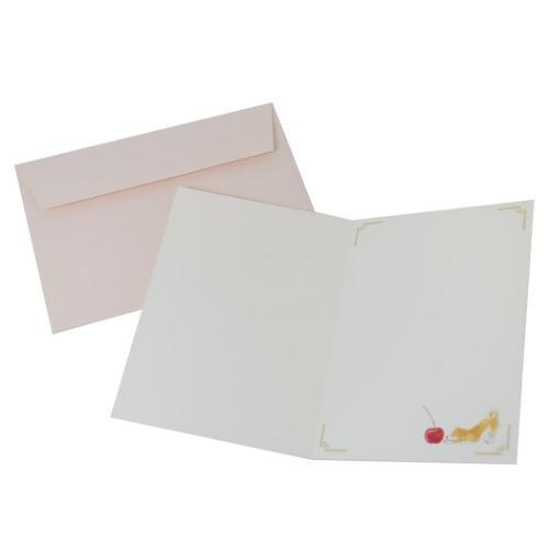 村田夏佳 メッセージカード しばいぬと純喫茶グリーティングカード バースデー Happy Birthday 犬 かわいい グッズ メール便可