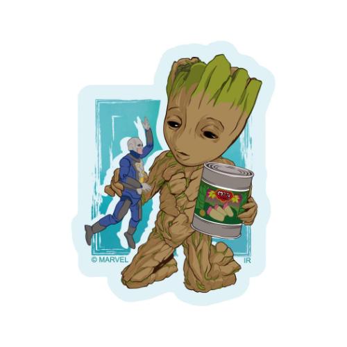 アイ アム グルート2 ダイカットシール ステッカーセット MARVEL ドラマキャラクター グッズ メール便可