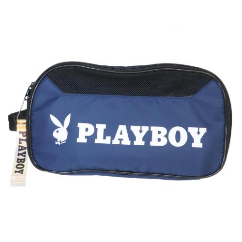 プレイボーイ 体育館靴入れ ラウンドシューズケース 新入学 PLAYBOY アパレル グッズ メール便可