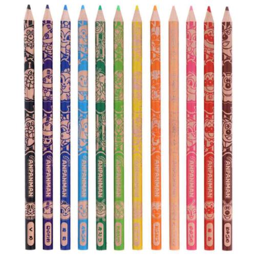 アンパンマン 鉛筆 はじめてのいろえんぴつ マイファーストステップ アニメキャラクター グッズ メール便可