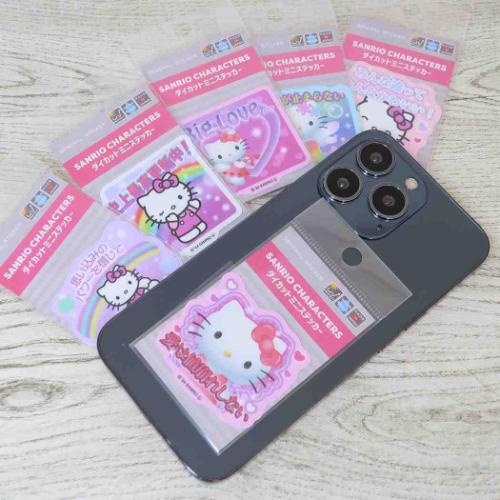 ハローキティ ダイカットシール ミニステッカー Y2K 愛は値崩れしない サンリオ キャラクター グッズ メール便可