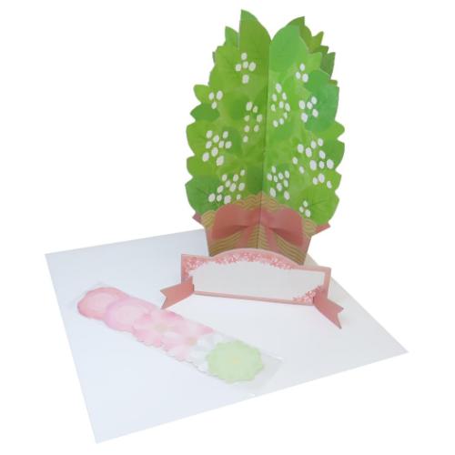 色紙 メッセージプランツ ローズピンク 寄せ書き グッズ