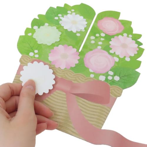 色紙 メッセージプランツ ローズピンク 寄せ書き グッズ