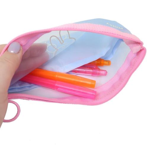 ミッフィー ペンケース メッシュペンポーチ blue ディックブルーナ 絵本キャラクター グッズ メール便可