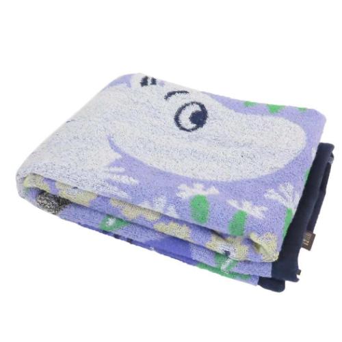 ムーミン スポーツタオル ミニバスタオル パープルラベンダー 北欧 キャラクター グッズ