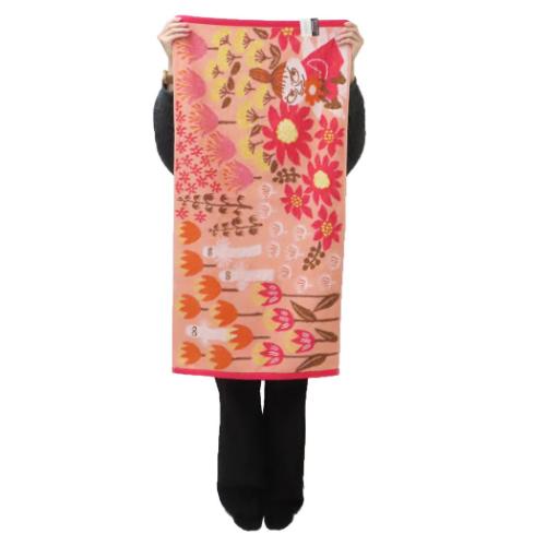 ムーミン スポーツタオル ミニバスタオル オレンジチューリップ 北欧 キャラクター グッズ