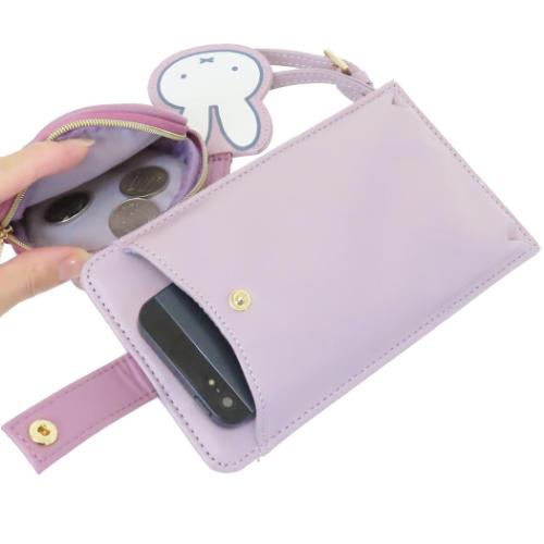 ミッフィー スマホポーチ 3連ショルダーポーチ ディックブルーナ 絵本キャラクター グッズ