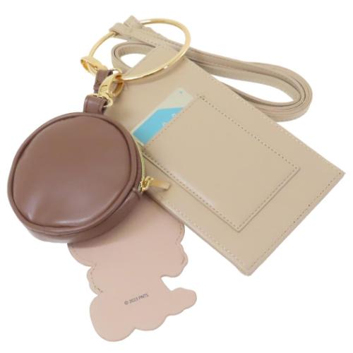 スヌーピー スマホポーチ 3連ショルダーポーチ BE ピーナッツ キャラクター グッズ