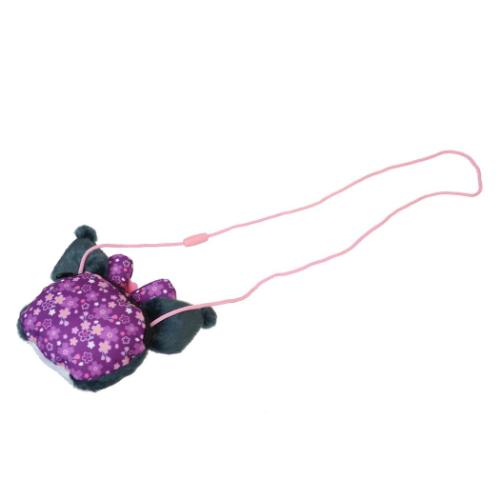 クロミ ネックポーチ フェイスポシェット 桜着物 サンリオ キャラクター グッズ