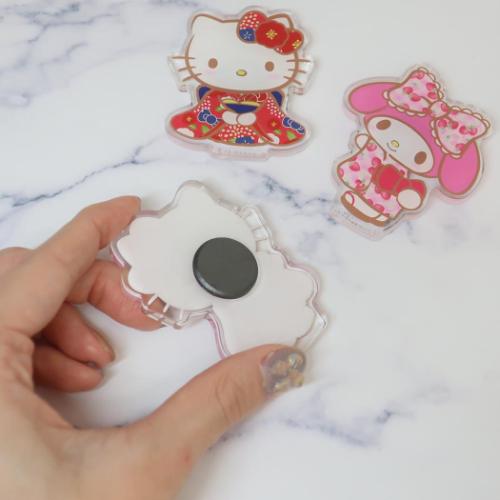 ハローキティ マグネット マグネッツ 桜 和柄 サンリオ キャラクター グッズ メール便可
