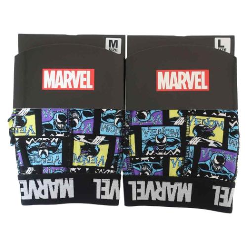 ヴェノム 男性用下着 ボクサーブリーフ スクエア MARVEL キャラクター グッズ メール便可