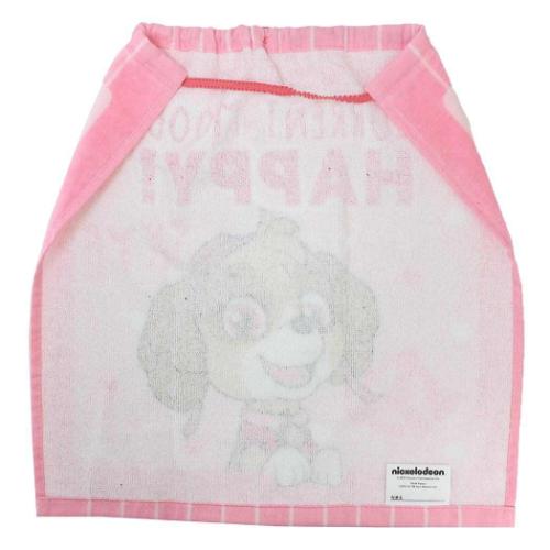 パウパトロール ゴム&ボタン付きキッズおてふきタオル おりこうタオル ハッピースカイ アニメキャラクター グッズ メール便可