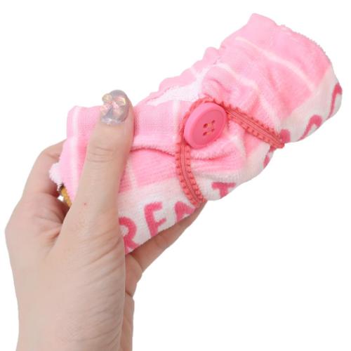 パウパトロール ゴム&ボタン付きキッズおてふきタオル おりこうタオル ハッピースカイ アニメキャラクター グッズ メール便可