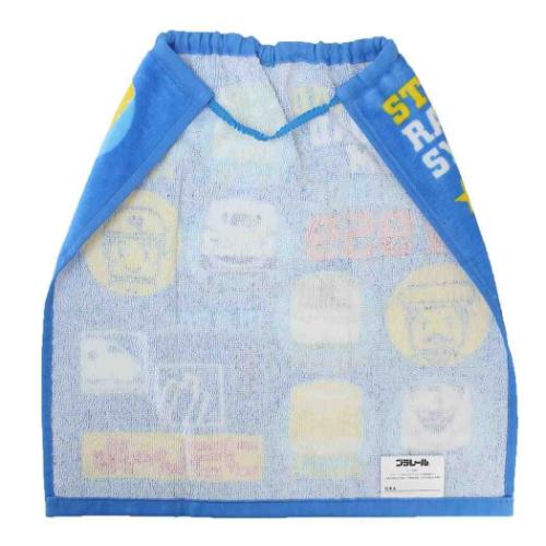 プラレール ゴム&ボタン付きキッズおてふきタオル おりこうタオル システム 鉄道 キャラクター グッズ メール便可