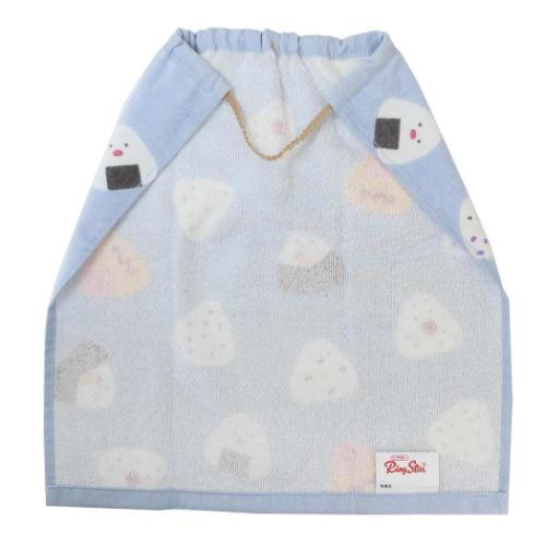ゴム＆ボタン付きキッズおてふきタオル おりこうタオル オニギリ ローリング かわいい グッズ メール便可