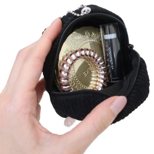 クレヨンしんちゃん ミニポーチ コーデュロイキューブポーチ アニメキャラクター グッズ