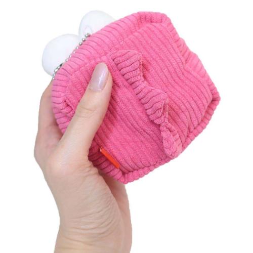 クレヨンしんちゃん ミニポーチ コーデュロイキューブポーチ ワニ山さん アニメキャラクター グッズ