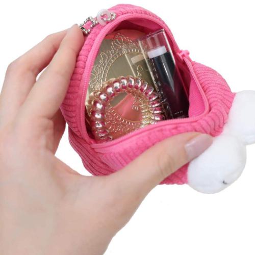 クレヨンしんちゃん ミニポーチ コーデュロイキューブポーチ ワニ山さん アニメキャラクター グッズ