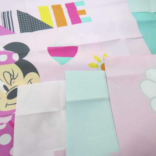 ミニーマウス ランチクロス ランチーフ3P ポップガールズ デイジーダック 新入学 ディズニー キャラクター グッズ メール便可