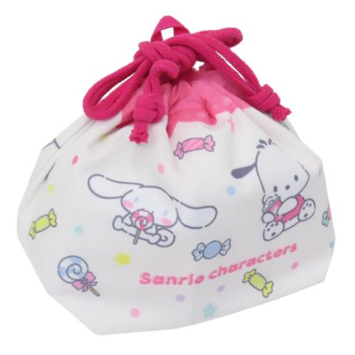 サンリオキャラクターズ 巾着袋 マチ付き巾着 ポップキャラクターズ サンリオ キャラクター グッズ メール便可