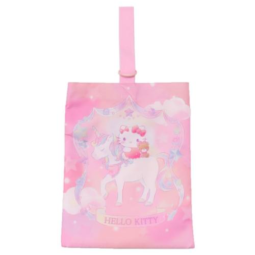 ハローキティ 靴用バッグ シューズバッグ ユニコーンとキティ 新入学 サンリオ キャラクター グッズ メール便可