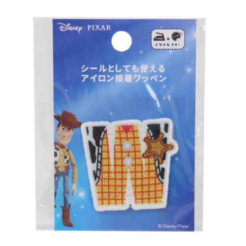トイストーリー ワッペン アルファベットワッペン W ウッディ ディズニー キャラクター グッズ メール便可