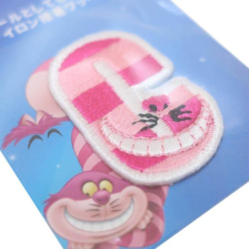 ふしぎの国のアリス ワッペン アルファベットワッペン C チェシャ猫 ディズニー キャラクター グッズ メール便可