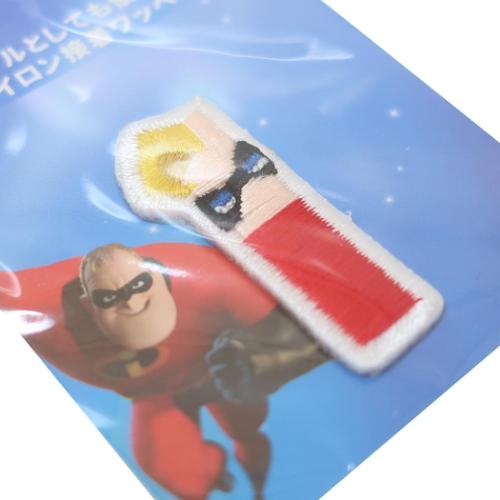 Mr.インクレディブル ワッペン アルファベットワッペン I ディズニー キャラクター グッズ メール便可