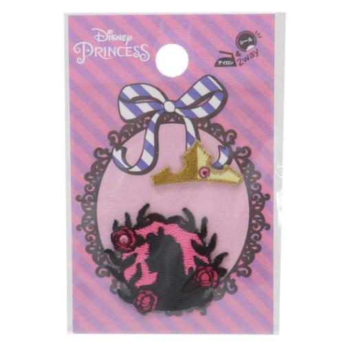 眠れる森の美女 ワッペン ぷちぷんと 2枚入り オーロラ姫 ディズニープリンセス キャラクター グッズ メール便可