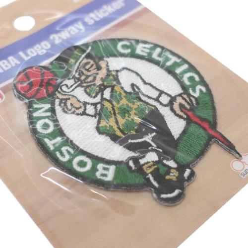 NBA ワッペン ロゴ刺繍ステッカー Boston Celtics ボストン セルティックス スポーツ グッズ メール便可