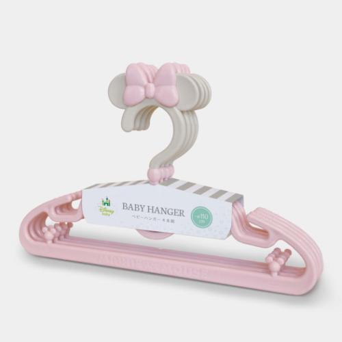 ミニーマウス ファッション小物 ベビーハンガー4本組 ディズニー キャラクター グッズ