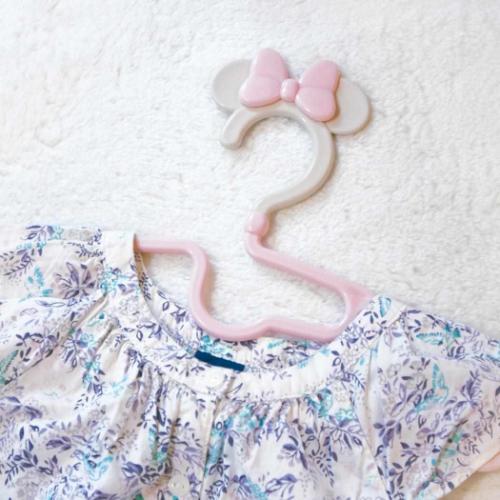 ミニーマウス ファッション小物 ベビーハンガー4本組 ディズニー キャラクター グッズ