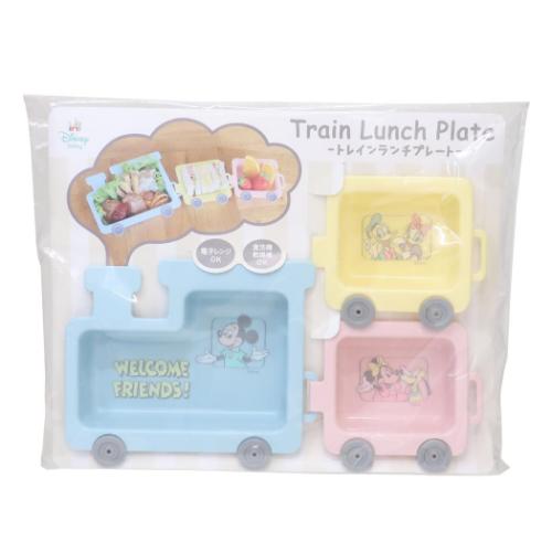 ミッキーマウス ミニプレート トレインランチプレート ディズニー キャラクター グッズ