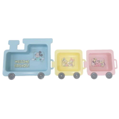 ミッキーマウス ミニプレート トレインランチプレート ディズニー キャラクター グッズ