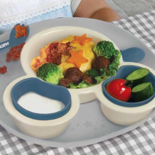 ミッキーマウス ミニプレート 食べこぼしキャッチプレート BxBE ディズニー キャラクター グッズ