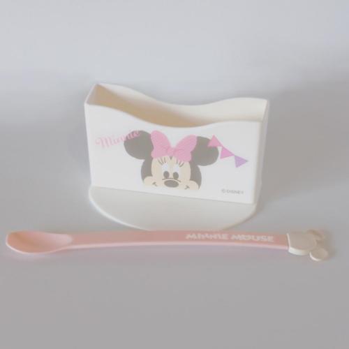 ミニーマウス ベビー用品 レトルト離乳食スタンド フェイス ディズニー キャラクター グッズ