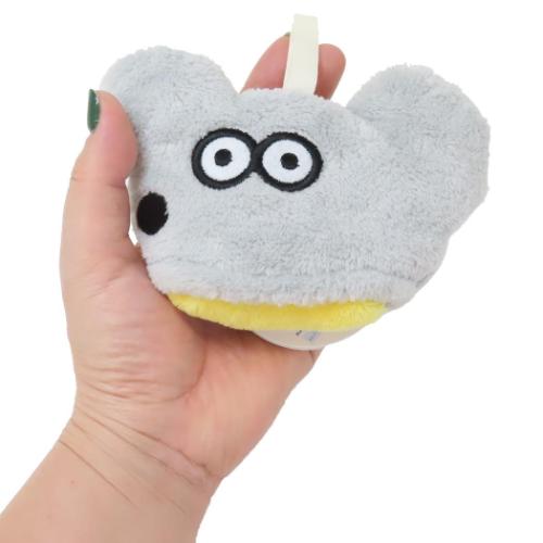 ねずみのANDY 吊り下げマスコットタオル マイクロループタオル イエローチーズ アンディ キャラクター グッズ