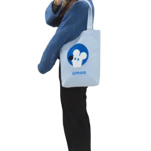umao 手提げかばん トートバッグ もこもこねずみ キャラクター グッズ メール便可