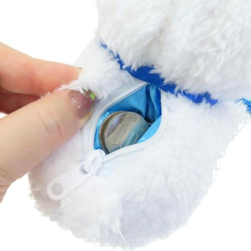 クレヨンしんちゃん ポシェット ストラップ付ぬいぐるみポーチ シロ アニメキャラクター グッズ