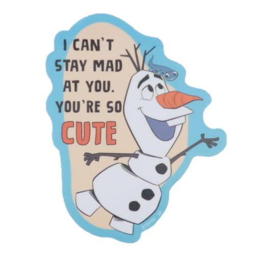 アナと雪の女王 ダイカットシール キャラクターステッカー オラフとサラマンダー ディズニー キャラクター グッズ メール便可