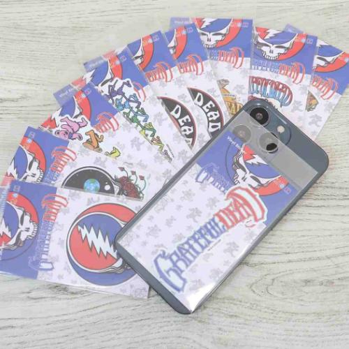 GRATEFUL DEAD グレイトフルデッド ビニールシール ダイカットビニールステッカー SKELETON キャラクター グッズ メール便可