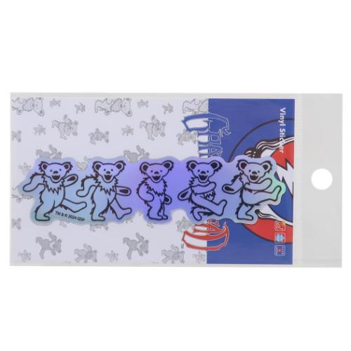 GRATEFUL DEAD グレイトフルデッド ステッカー ダイカットホログラムステッカー DANCING BEARS キャラクター グッズ メール便可