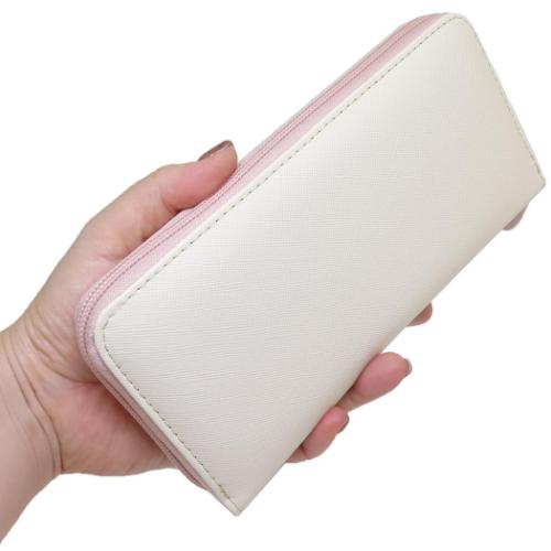 ちいかわ レディース長財布 ラウンド長財布 ラウンドファスナーロングウォレット ピンク ちいかわ キャラクター グッズ