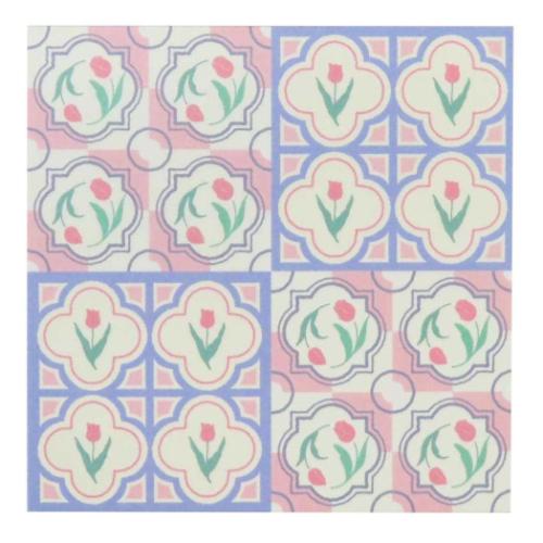 メモ帳 メモパッド スクエア チューリップ おしゃれ グッズ メール便可