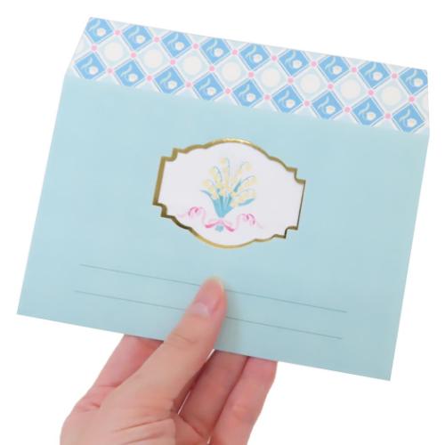 手紙セット レターセット スズラン おしゃれ グッズ メール便可